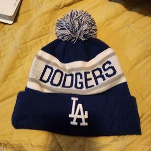 Adult size Dodgers beanie